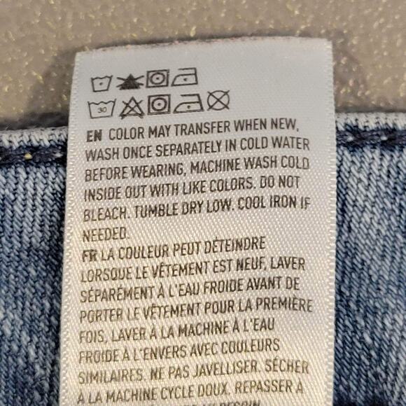 American Eagle Jeans AE Flex Men's Slim Straight 28X32 Light Wash Zip 28 - Picture 9 of 10